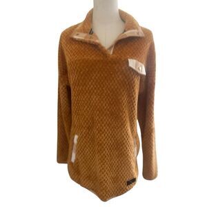 Simply Southern Brown Teddy Jacket Size Medium Cozy